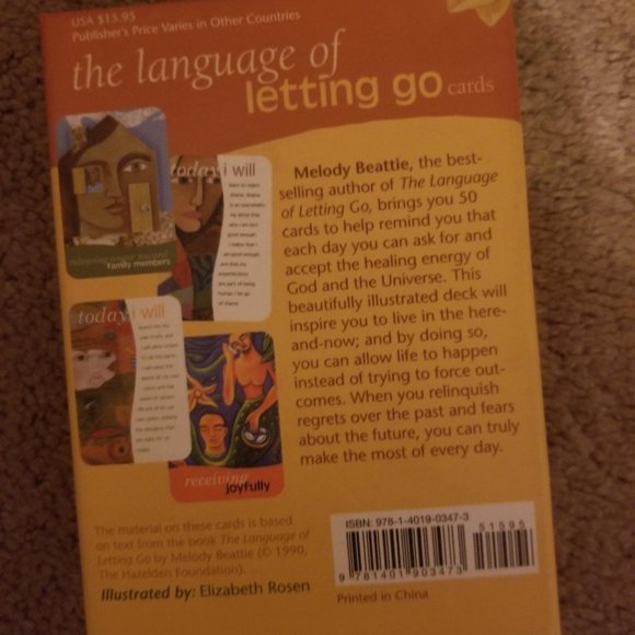 The language of letting go cards - Picture 4 of 5
